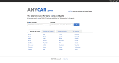 Desktop Screenshot of anycar.com